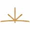 Ekena Millwork Alberta Rough Sawn Timber Gable Bracket, Western Red Cedar, 108"W x 54"H x 4"D x 4"F, 12/12 Pitch GBW108X54X0404ALB00RWR - alternate 1